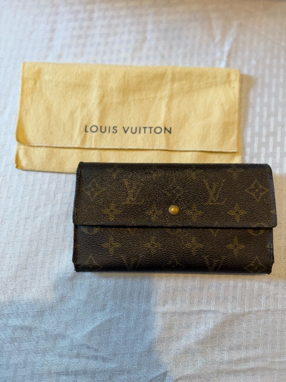 Louis Vuitton Monogram Porte Trésor International Long Wallet